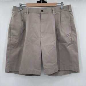 Brooks Brothers Lightweight Advantage Chino Shorts Size 36 (35x8) Khaki Casual‎
